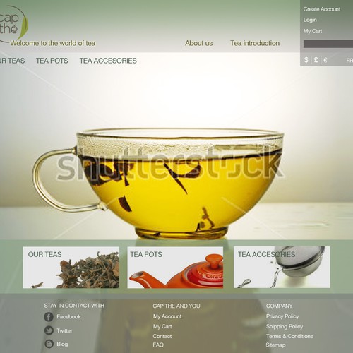 Proposta di design per un contest della categoria Design di sito web realizzata da Padoulouz