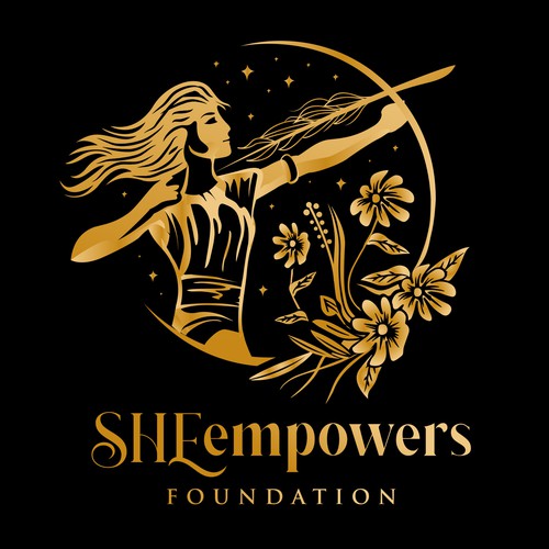 SHEempowers - luxurious design of a woman preferrably in some kind of a circle to appeal to women professionals Design by Jacob Gomes