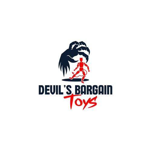 Quirky Retro action figure company logo Design by Graphic_Bro