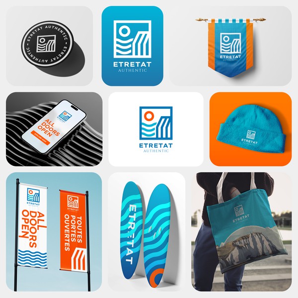 Logo For Etretat city 