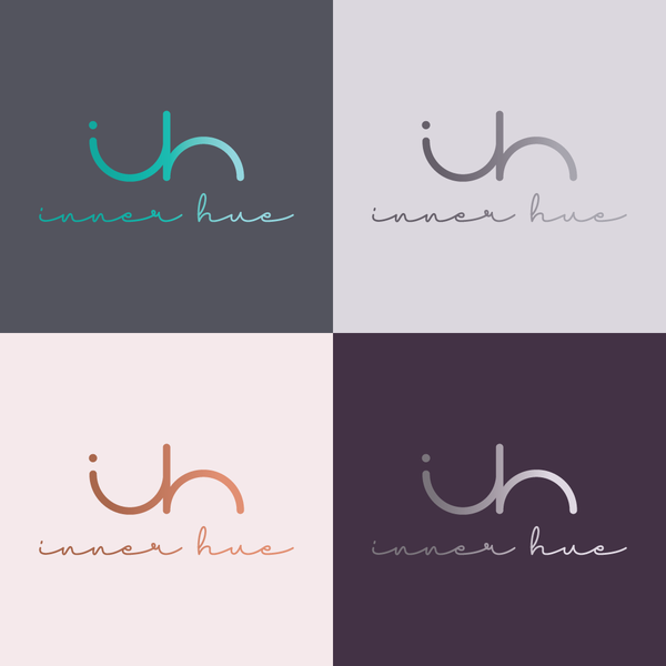 Logo design for spiritual underwear that gives an energetic hug