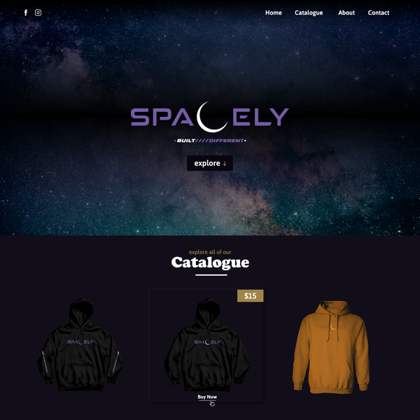 Spacely ~ LandingPage Design