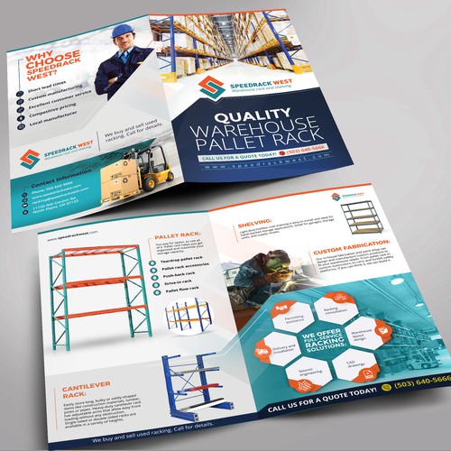 Flyer for industrial warehouse racking Postcard, flyer or print contest