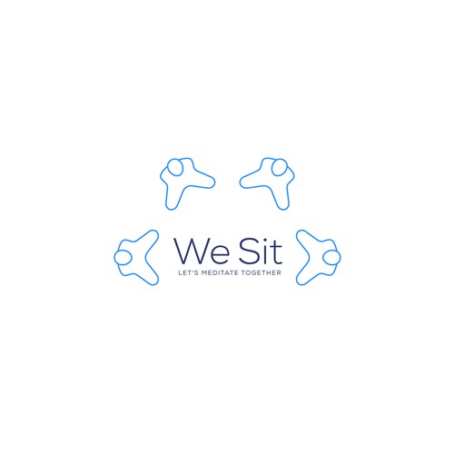 A logo to make people meditate together for a better world Design by Nglray