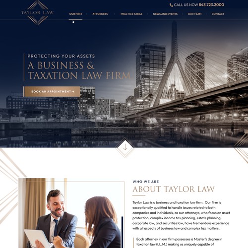 Taylow.Law Website and Software Platform Design by pb⚡️