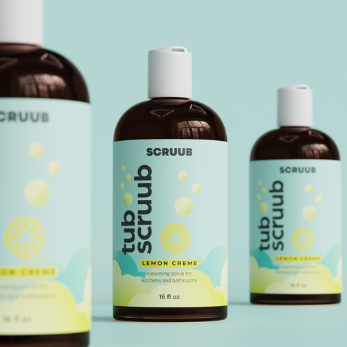 A Pastel Label for tub scruub Design by Tamara.D