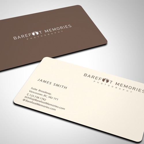 stationery for Barefoot Memories Design by conceptu