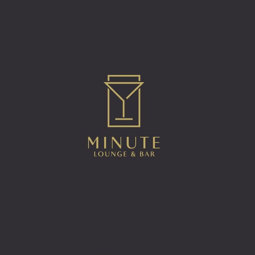 Logo design for upscale bar Design by GagievDesign