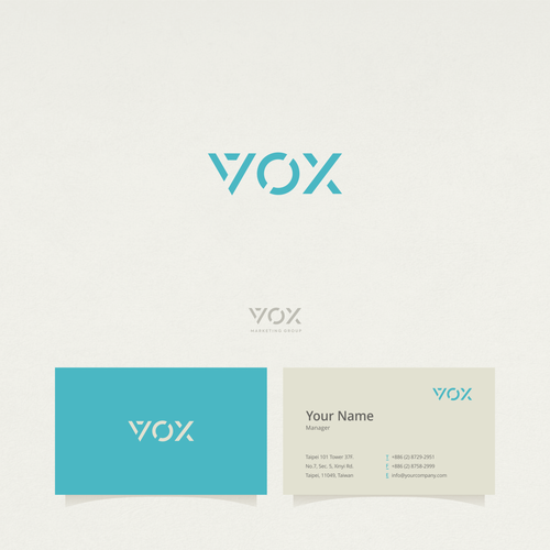 Vox Marketing rebrand Design by dhery™