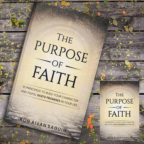 Cover for the book of the decade on faith and purpose Design by AGstudio