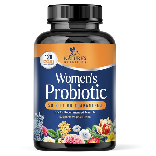 Designs | Beautiful Women's Probiotic Design Needed for Nature's ...