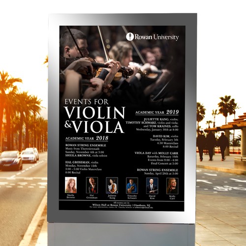 Music Series Poster violin/viola Design by Bayu5150