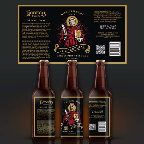 Beer label design