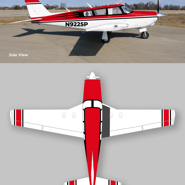 Piper Comanche paint scheme