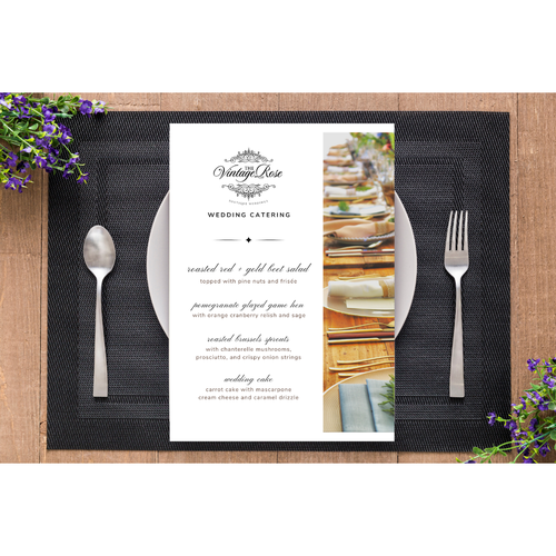 Menus for The Vintage Rose Design by Agarwal Vartika