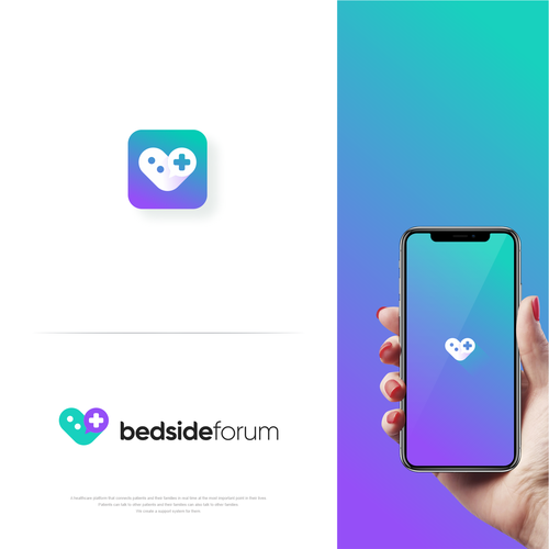 Design a LOGO for a Live Chat App for Patients and their Families! Design by camuflasha