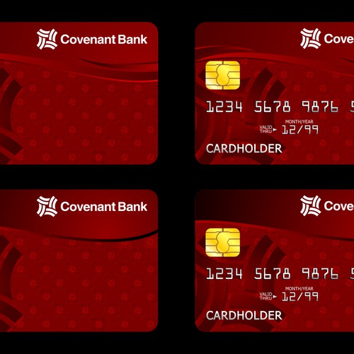 Create Bank Debit Card Background Diseño de independent design*
