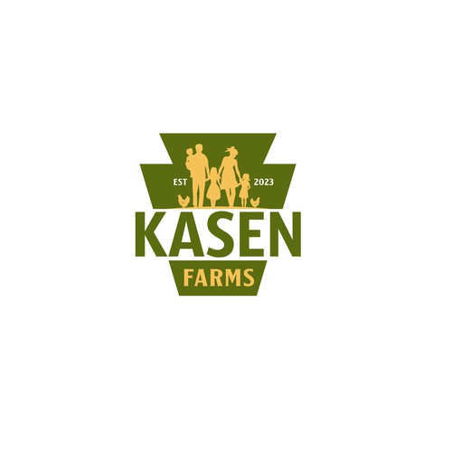 Logo design for small family farm that both dad and 7 year old daughter will love. Design by YusakG.F.X