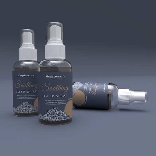 Sleep Spray label design for global Sleep brand Design by Tamara.D