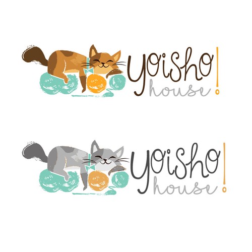 Cute, classy but playful cat logo for online toy & gift shop Design by lindalogo