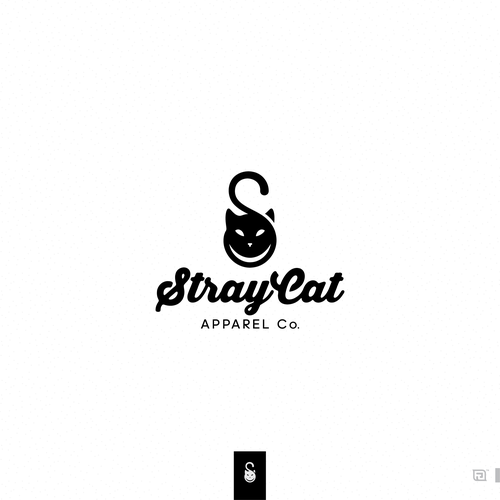 Logo for Stray Cat Apparel Co. - Clothing brand that donates 100% to saving cats! Design by Fit_A™