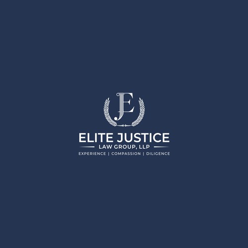 Elite Justice Law Group needs an empowering logo! Design by knight brands™