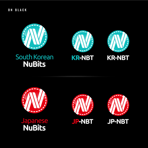 Vectorize logo and pick colors of new NuBits for South Korea and Japan Design by tedge17™