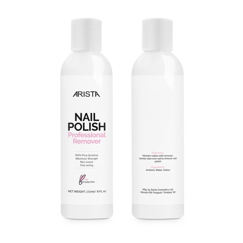 Arista Nail Polish Remover Design por DesignSBS