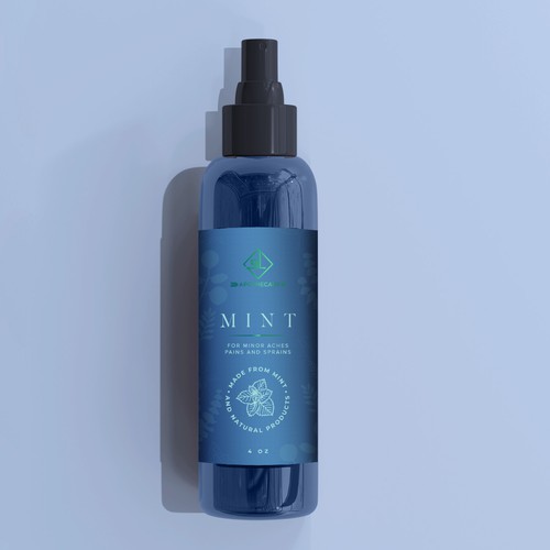 Pain Spray Label Design by IleanaP