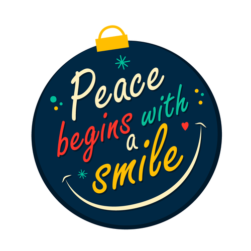 Design A Sticker That Embraces The Season and Promotes Peace Design by DAV091