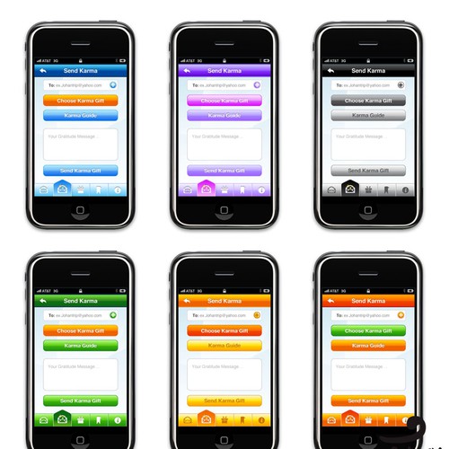 mobile app design required デザイン by NoGraphix