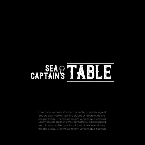 Sea Captain's Table Logo Design Design by Randy Yanuar