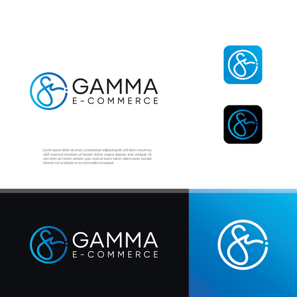 Design by psclio titled "B2B E-Commerce Consulting Logo for Gamma E-Commerce GmbH"