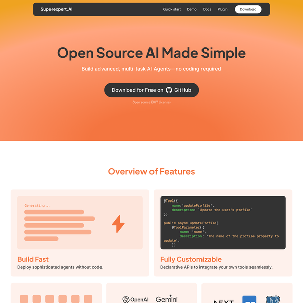 Superexpert landing page