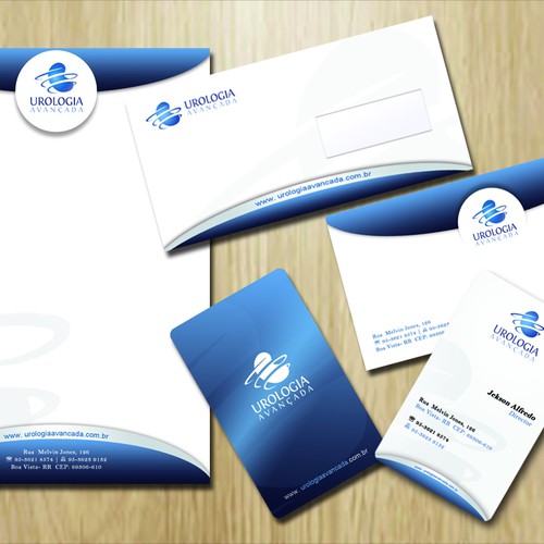 Create the next stationery for UROLOGIA AVANÇADA Design by Dyn.slvy