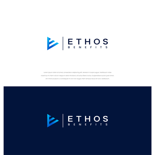 Ethos Benefits - Logo for Employee Benefits Consultant based on Concept of Ethos, Pathos, Logos Design by Wala!