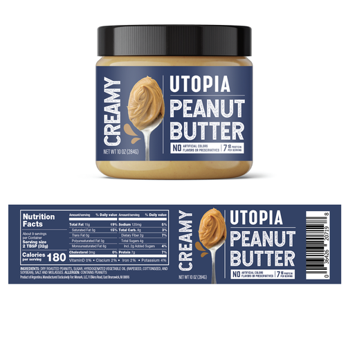 ** Looking for an EYE-CATCHING design for Creamy PEANUT BUTTER** Design by VoiceDesign