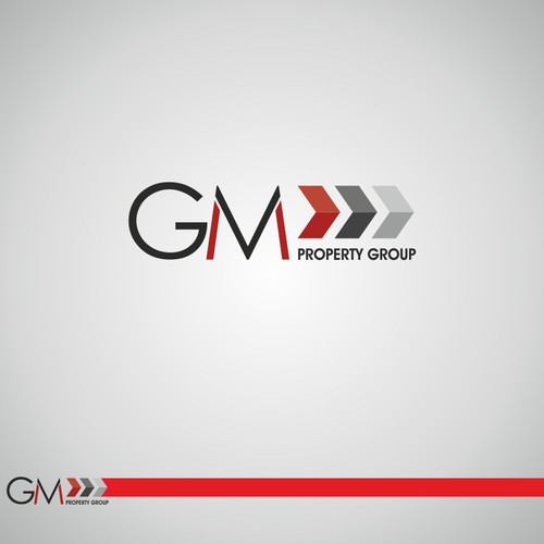 logo for GM Property Group Design by Designdicate™