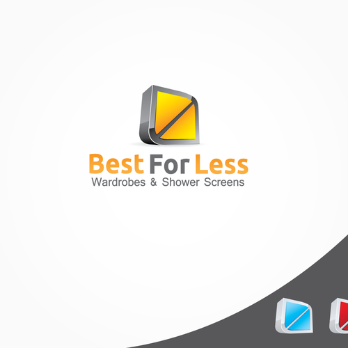 Best For Less Wardrobes & Shower Screens needs a fresh modern logo
