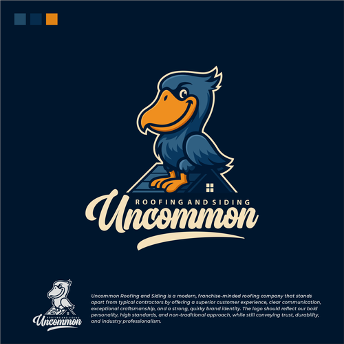 Uncommon Roofing (fast growing roofing startup!!!) Design by Dawnart