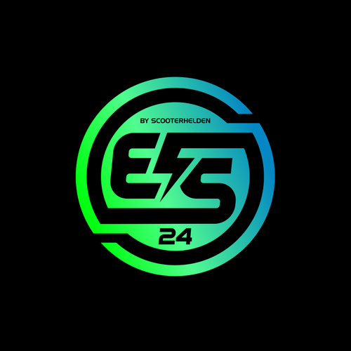 E-Scooter24 sucht DICH! Designe unser Logo! Round Logo Design! Diseño de Adheva™