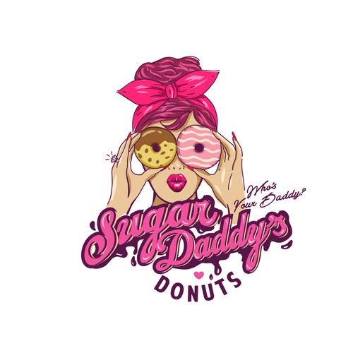 SUGAR DADDY DONUTS LOGO CONTEST Design by nindadian