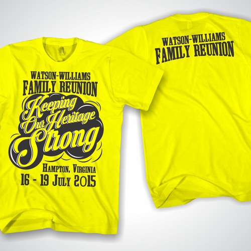 Create an amazing and vivid family reunion logo for t-shirts, bags and ...