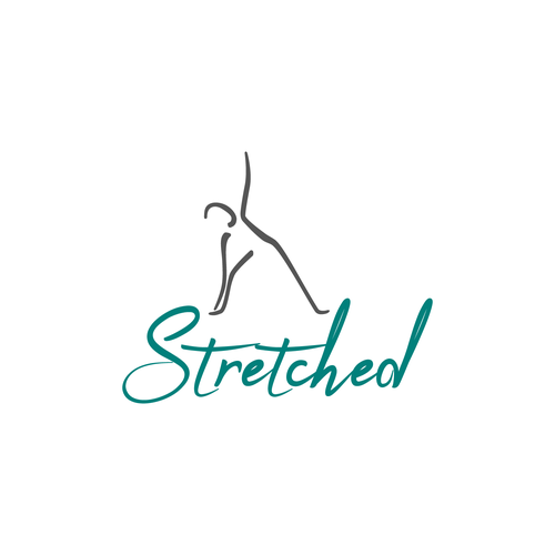 Looking for a sleek yet eye catching logo for my stretching studio. Design by KatieStocktonDesigns
