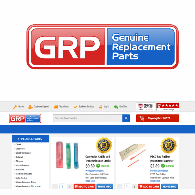 LOGO genuine appliance parts Logo design contest