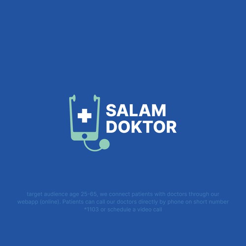 Logo for telemedicine project Design by dkika