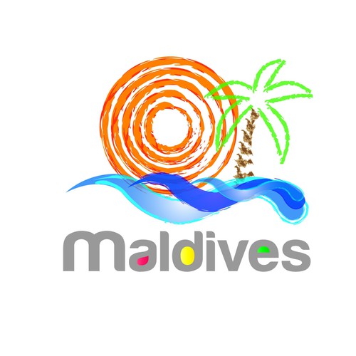 logo for Maldives Diseño de spookymoo