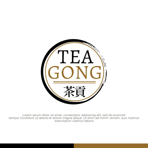 Tea Gong Logo Design by sriredjeki