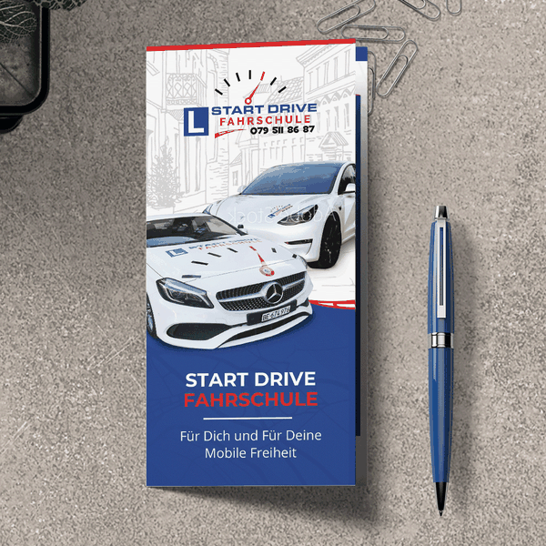 Brochure for the driving school