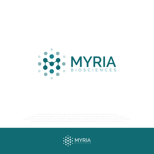 Logo for biotech company advancing drug development Design by MrBaba